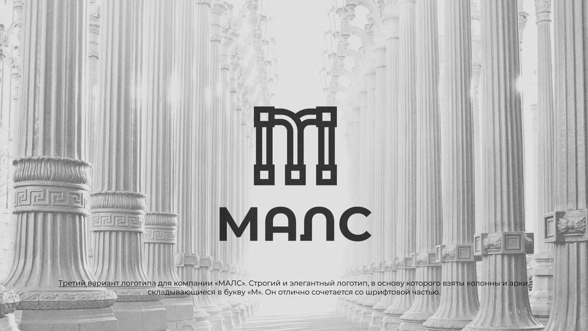 Разработка логотипа компании «МАЛС» в Белозерске