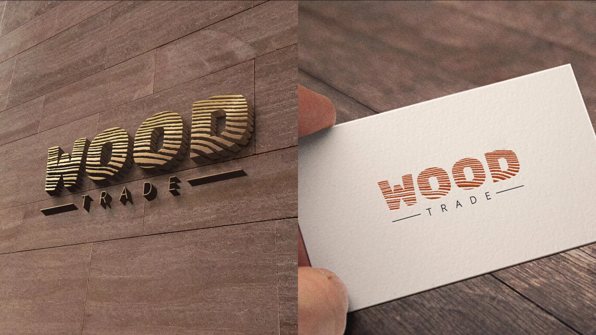 Разработка логотипа для компании «Wood Trade» в Белозерске
