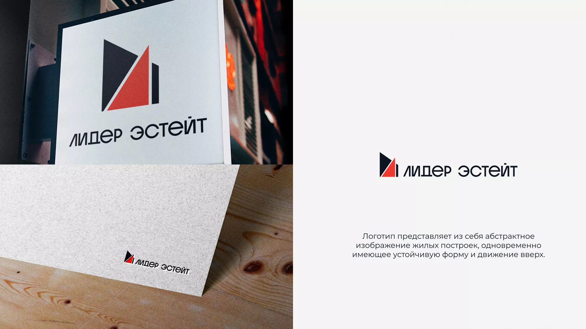 Сделали логотип для агентства недвижимости «Лидер Эстейт» в Белозерске