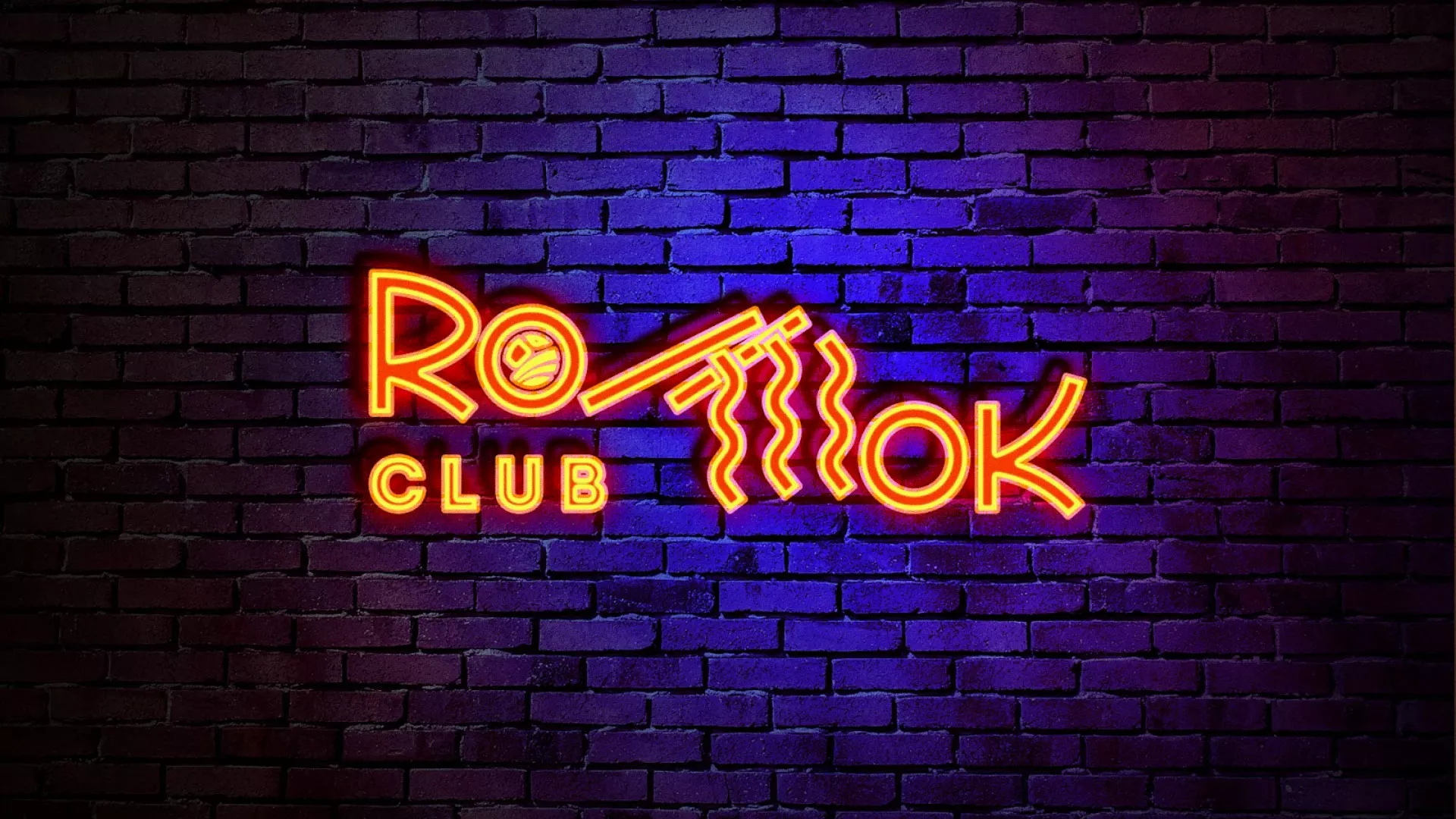 Разработка интерьерной вывески суши-бара «Roll Wok Club» в Белозерске