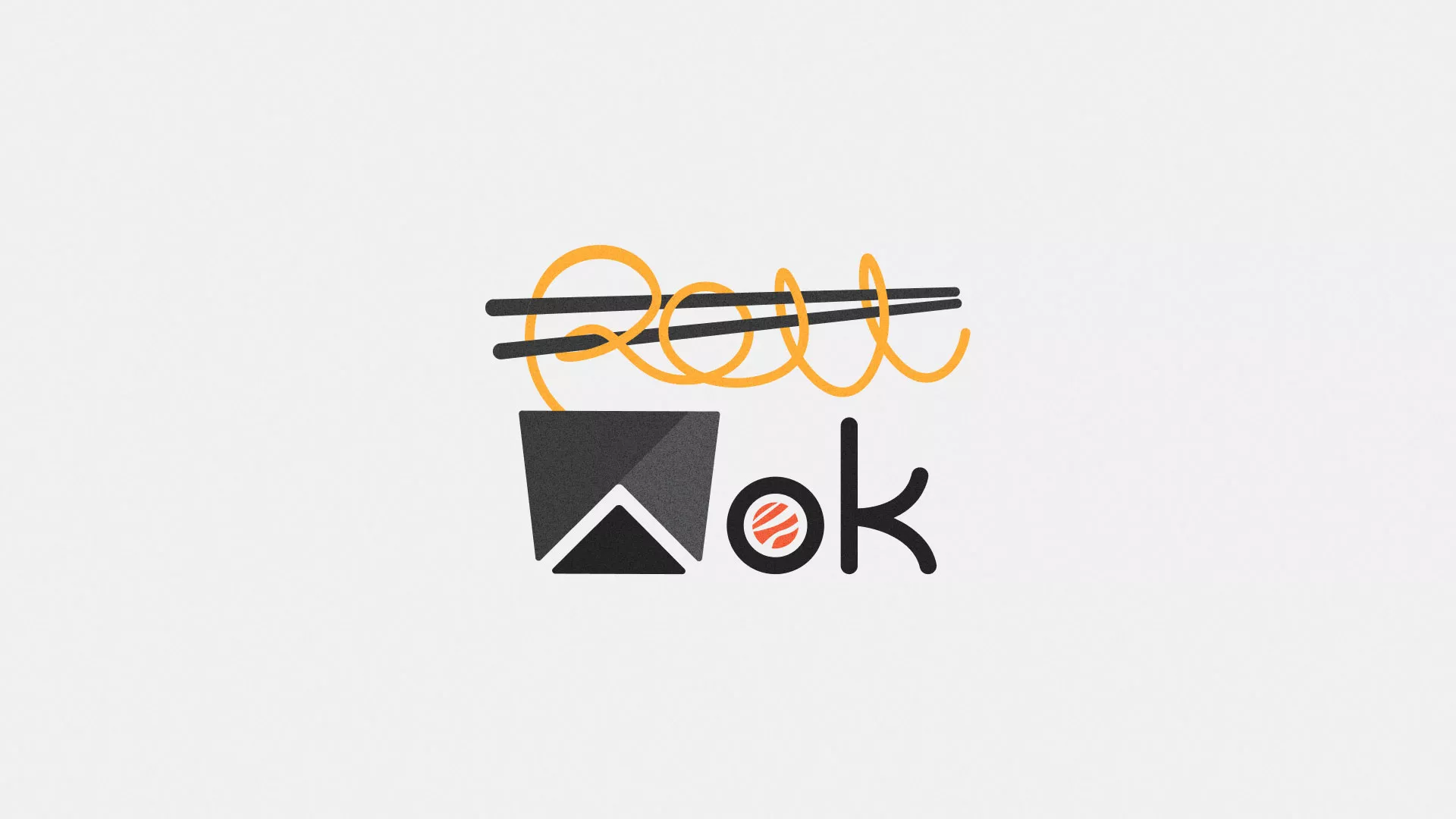 Разработка логотипа в Белозерске для суши-бара «Roll Wok Club» Разработка логотипа в Белозерске для суши-бара «Roll Wok Club»